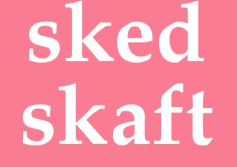 Synonym skedskaft
