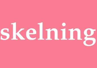 Synonym skelning
