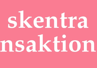 Synonym skentransaktion