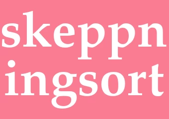 Synonym skeppningsort
