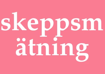 Synonym skeppsmätning
