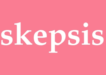 Synonym skepsis