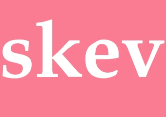 Synonym skev