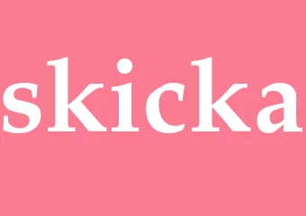 Synonym skicka