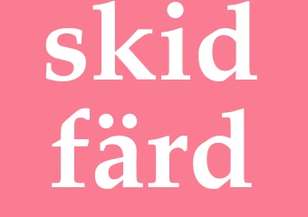Synonym skidfärd