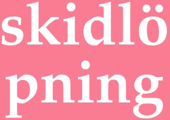 Synonym skidlöpning