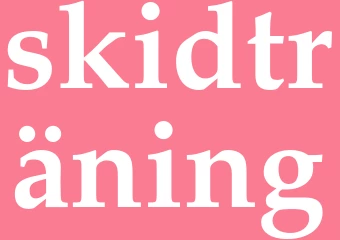 Synonym skidträning