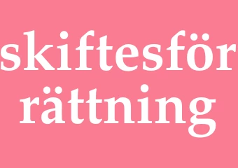 Synonym skiftesförrättning