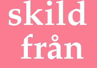 Synonym skild från