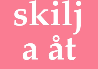 Synonym skilja åt