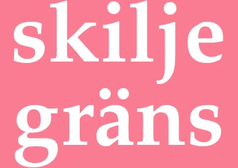 Synonym skiljegräns