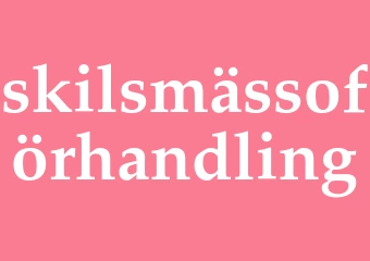 Synonym skilsmässoförhandling