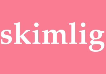 Synonym skimlig