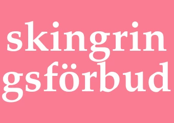 Synonym skingringsförbud