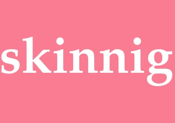 Synonym skinnig