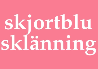 Synonym skjortblusklänning