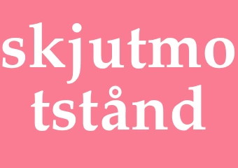 Synonym skjutmotstånd