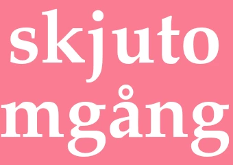 Synonym skjutomgång