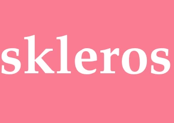 Synonym skleros