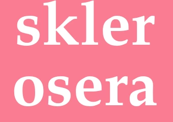 Synonym sklerosera