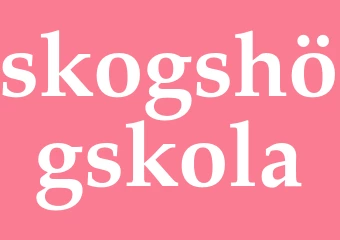 Synonym skogshögskola