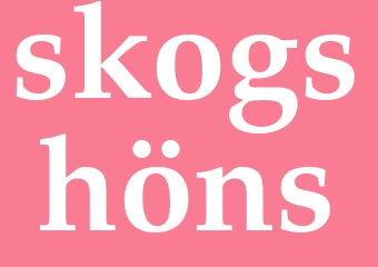 Synonym skogshöns