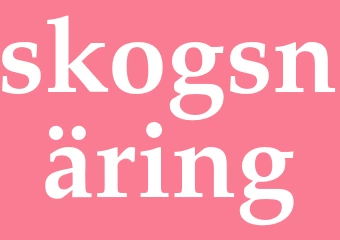 Synonym skogsnäring