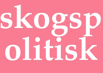 Synonym skogspolitisk