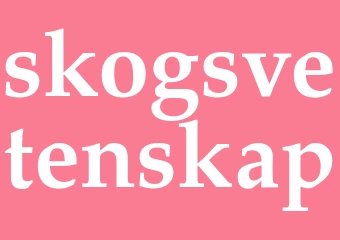 Synonym skogsvetenskap