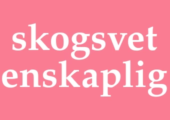 Synonym skogsvetenskaplig