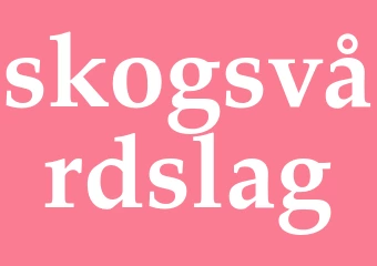 Synonym skogsvårdslag