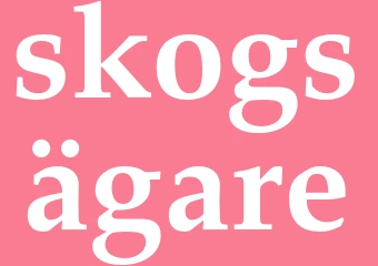 Synonym skogsägare
