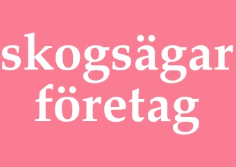 Synonym skogsägarföretag