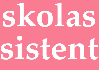 Synonym skolassistent