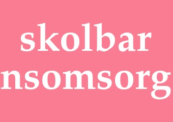 Synonym skolbarnsomsorg