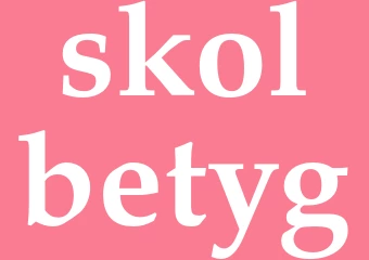 Synonym skolbetyg