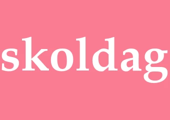 Synonym skoldag