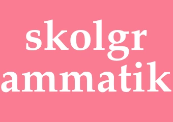 Synonym skolgrammatik