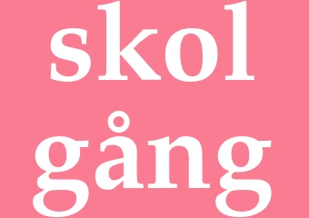 Synonym skolgång