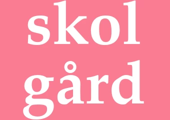 Synonym skolgård