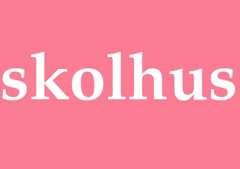 Synonym skolhus