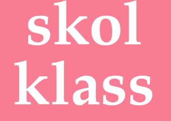 Synonym skolklass