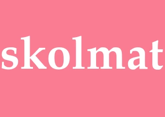 Synonym skolmat