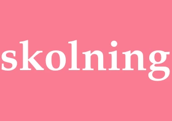 Synonym skolning