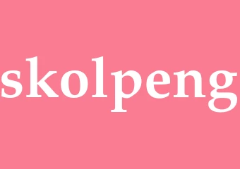 Synonym skolpeng