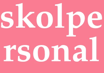 Synonym skolpersonal