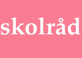 Synonym skolråd