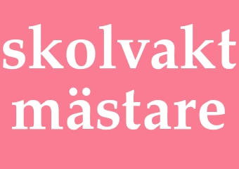 Synonym skolvaktmästare