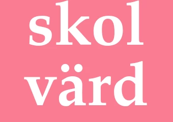 Synonym skolvärd