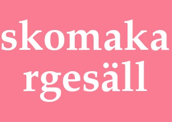 Synonym skomakargesäll